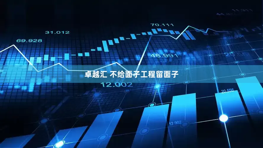 卓越汇 不给面子工程留面子